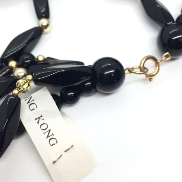 3/$30 VINTAGE HONG KONG LUCITE MULTI STRAND BEADED NECKLACE LAYERED MULTICOLOR - Picture 10 of 15